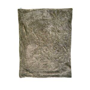 Restoration Hardware 60x40 Throw Blanket Cozy Plush Brown Faux Fur